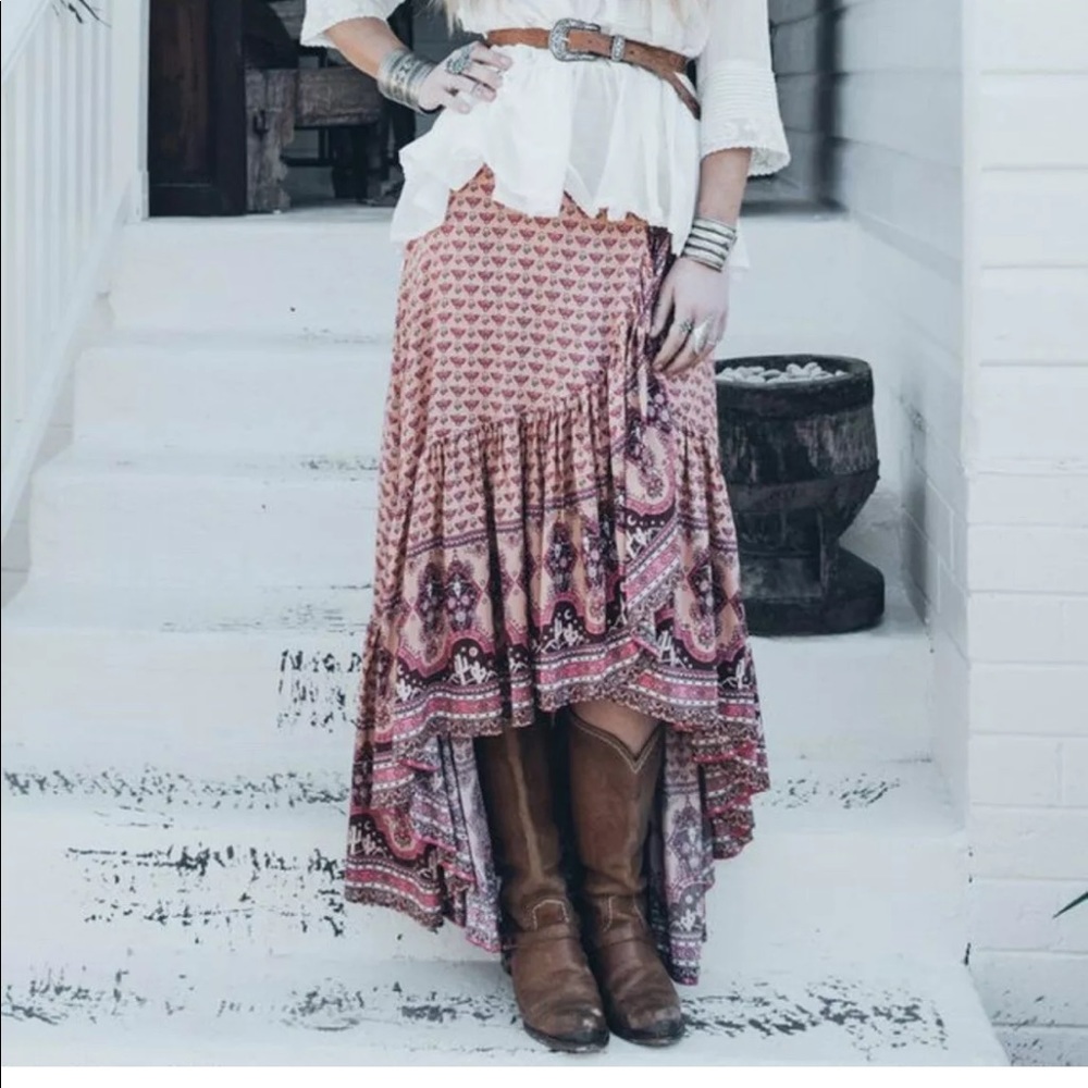 Sunset Road Wrap Skirt